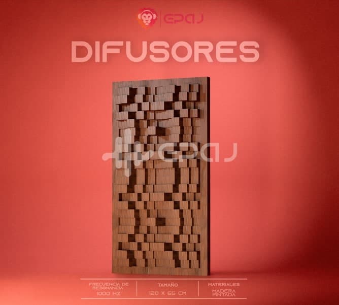 Difusores Acústicos 3