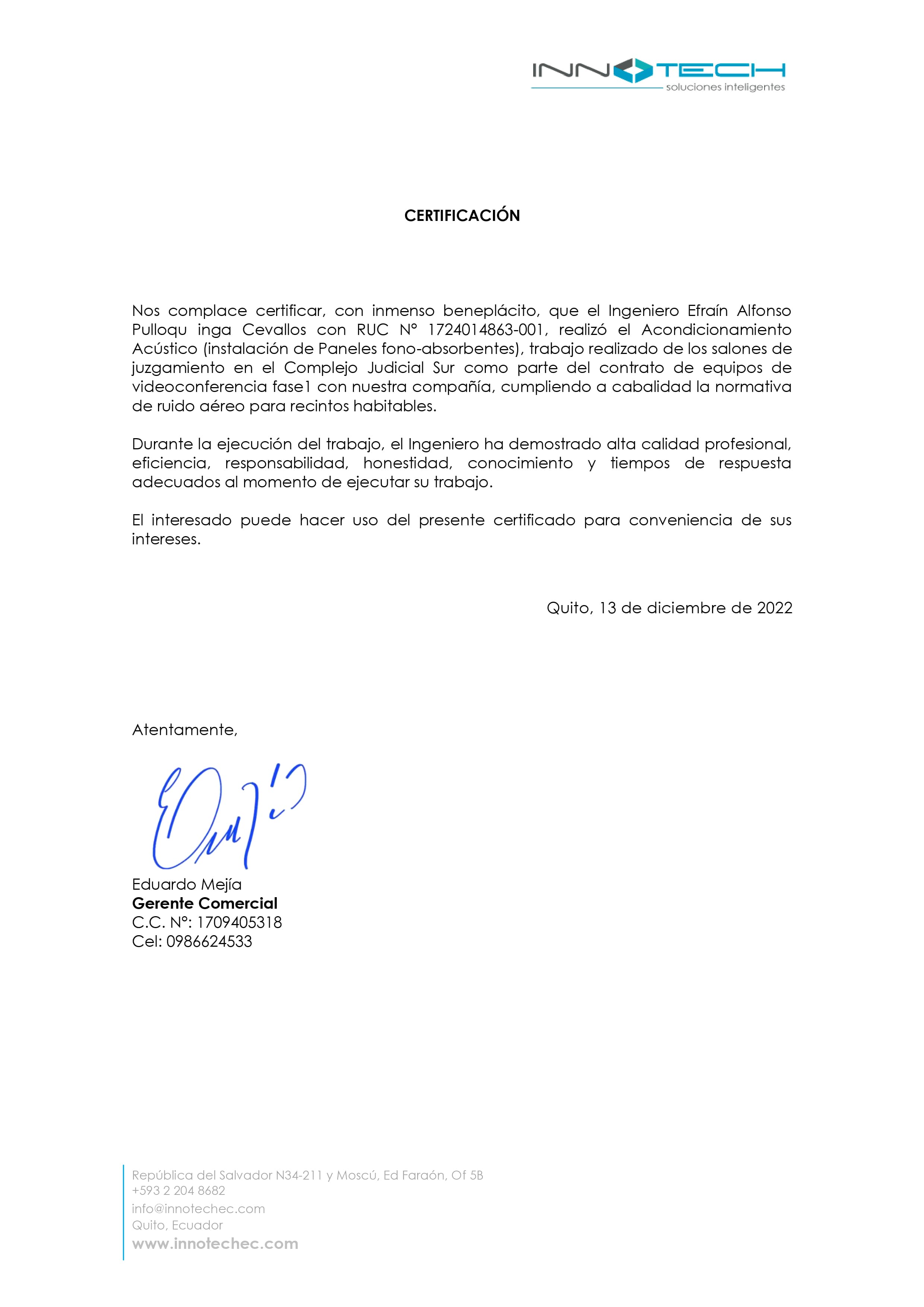 Certificado Complejo Judicial