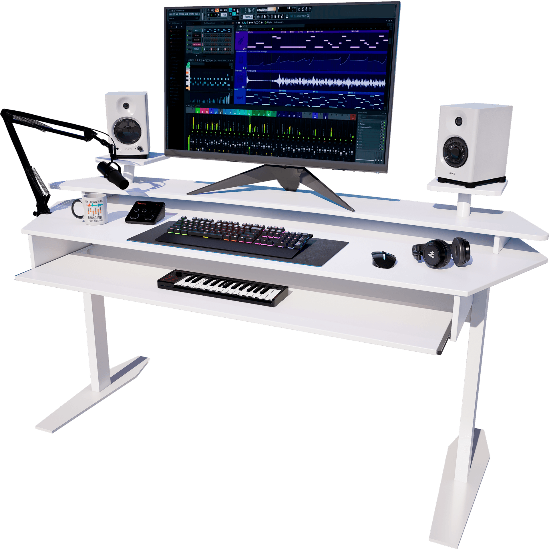 ALBA Desk con setup completo